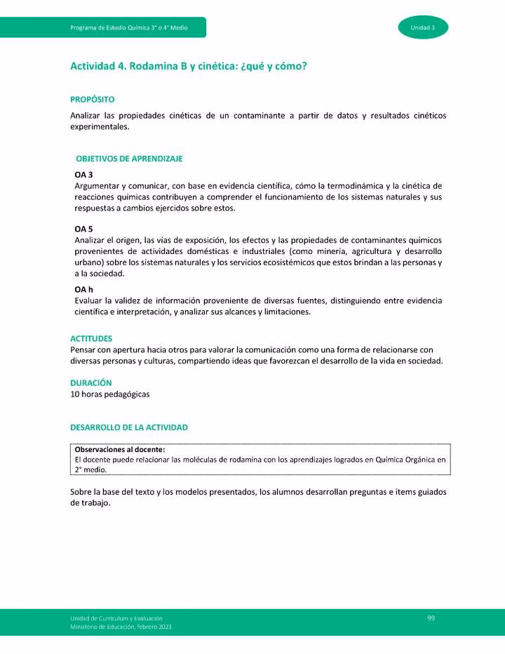 ¿Qué es la cinética de degradación de contaminantes orgánicos?