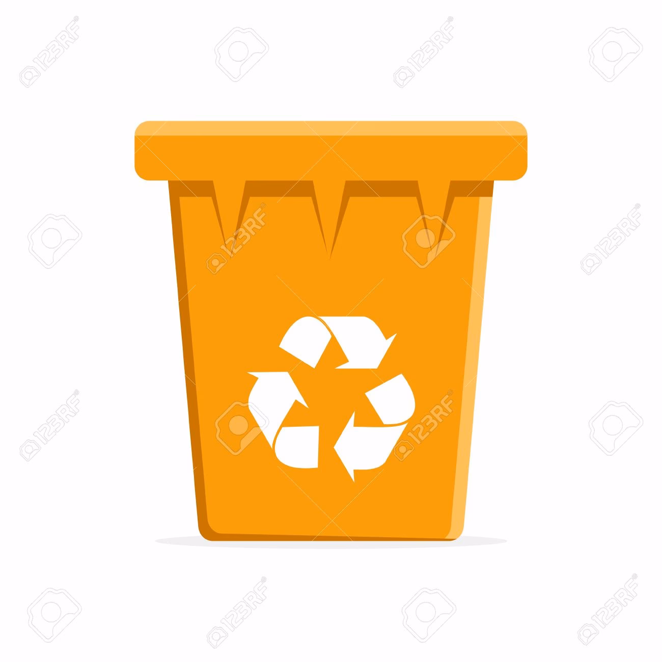 ¿Qué se deposita en el tacho naranja?