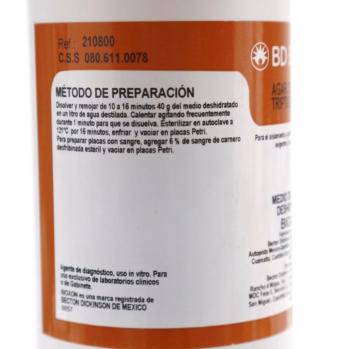 ¿Cómo recuento la membrana de agar soja tripticaseína?
