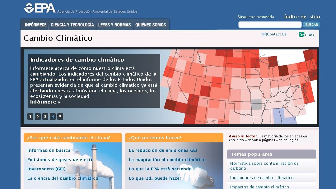 ¿Cómo afecta el cambio climático a la protección del Medio Ambiente?
