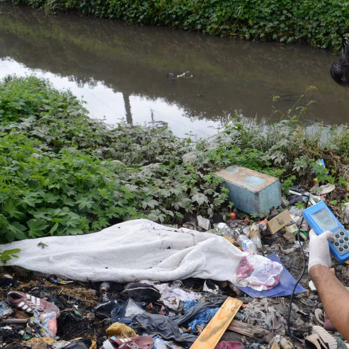 ¿Dónde están las varillas contaminadas?