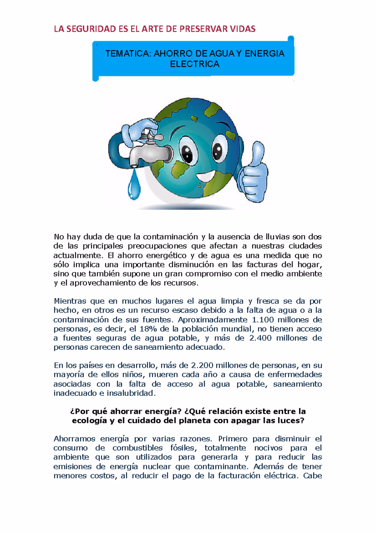 ¿Cómo ahorrar agua y energía en el hogar?