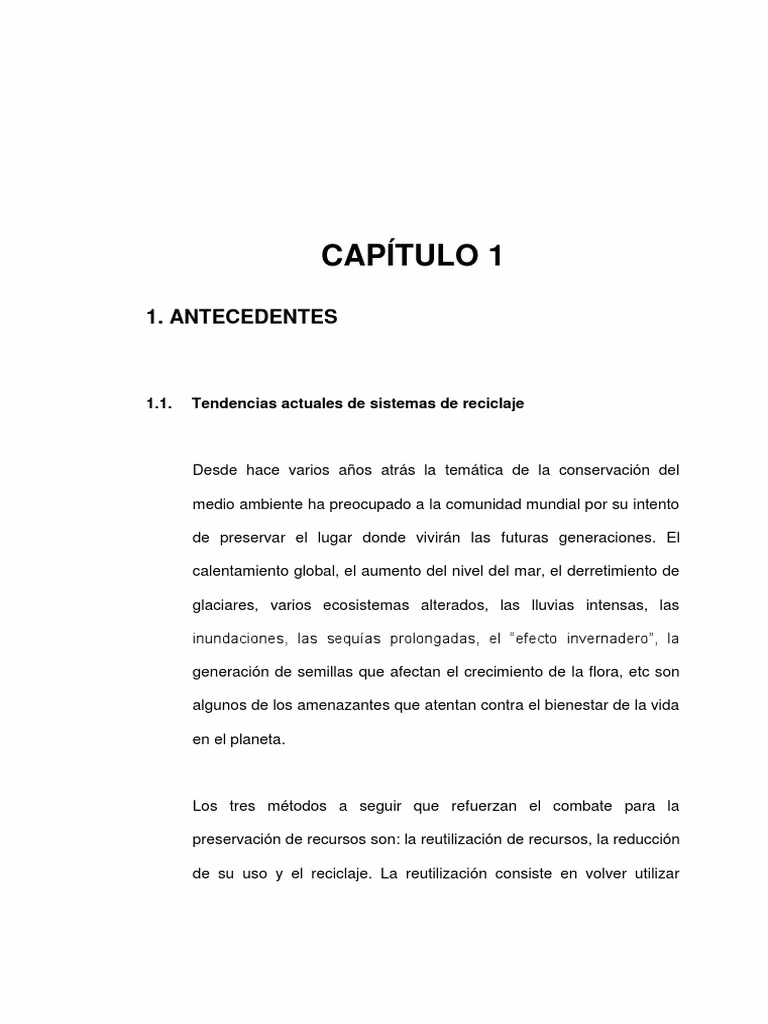 ¿Cuáles son los autores de la tesis sobre el reciclaje?