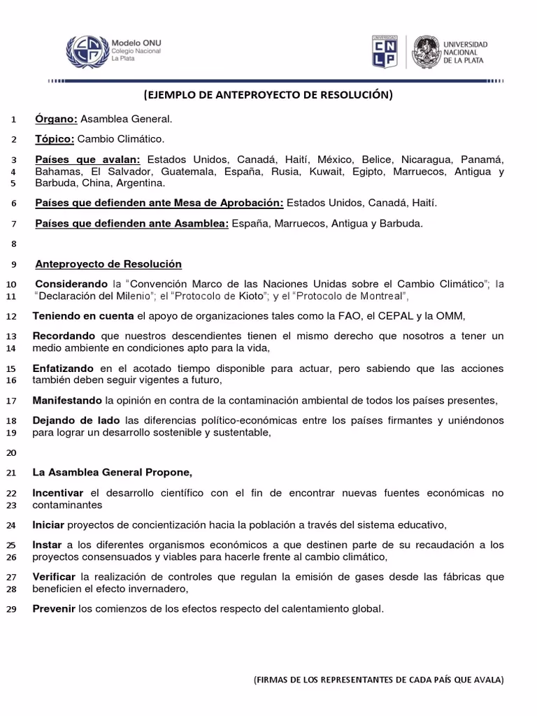 ¿Qué es el anteproyecto de cambio climático?