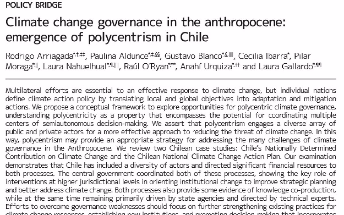 ¿Por qué es importante sacar el debate del Antropoceno y el cambio climático?
