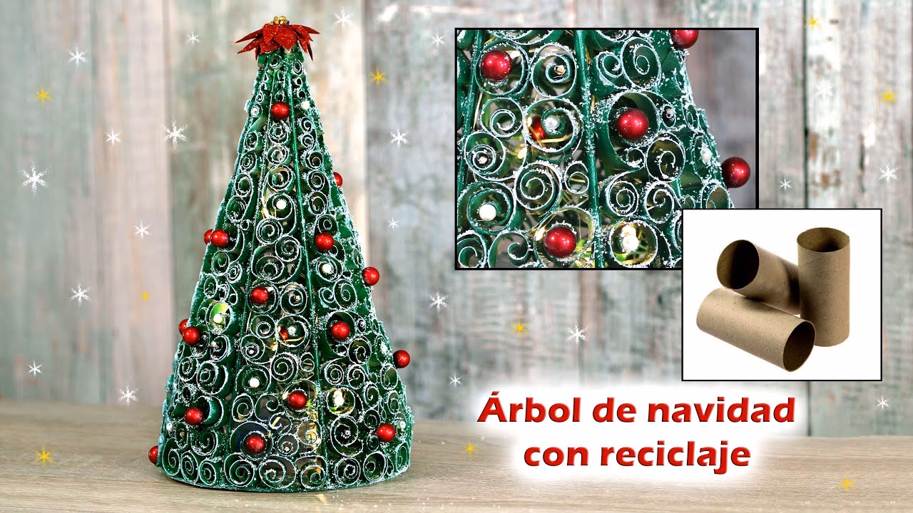 ¿Cuáles son las mejores ideas de árboles con material reciclado?