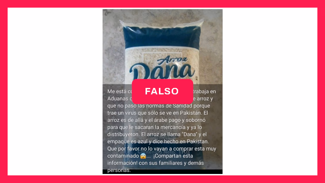 ¿Cuál es la fuente de la alerta sobre el arroz contaminado?