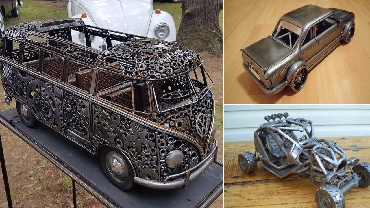 ¿Cuáles son las mejores creaciones artísticas hechas a partir de autos?