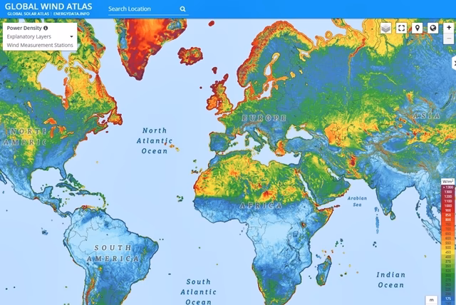 ¿Qué es el Atlas eólico y solar?