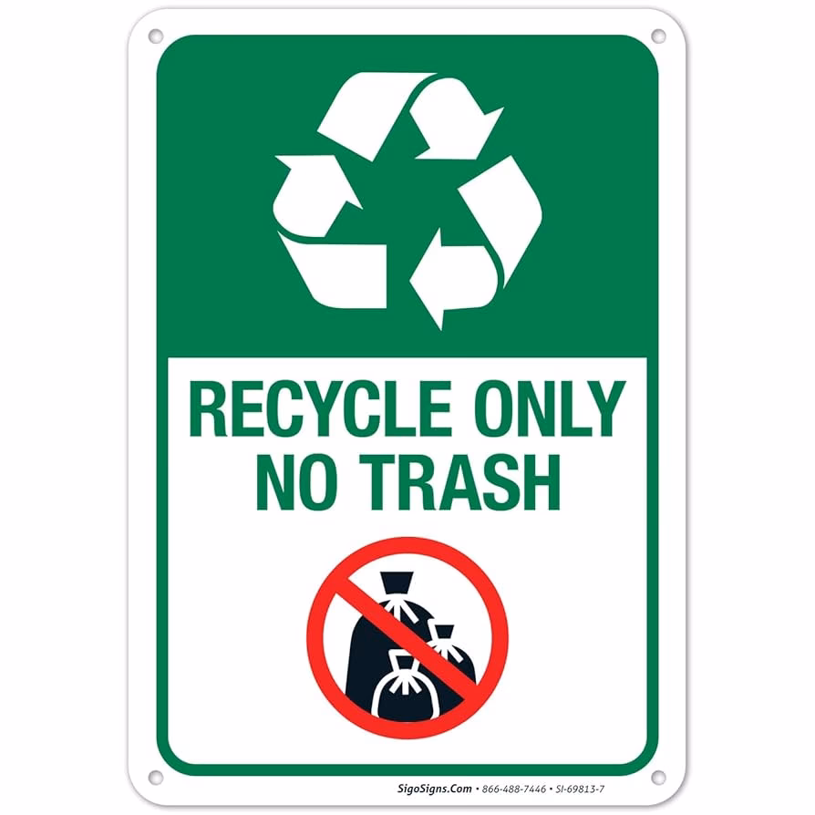 ¿Qué hacer si no se puede reciclar?