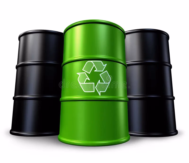 ¿Qué son los barriles de plástico vacíos reciclados?