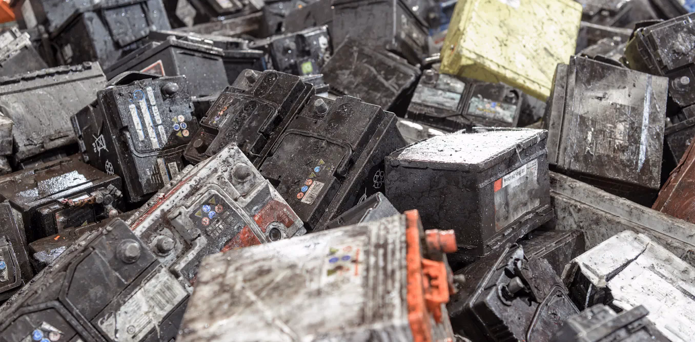 What happens if a battery is contaminated?