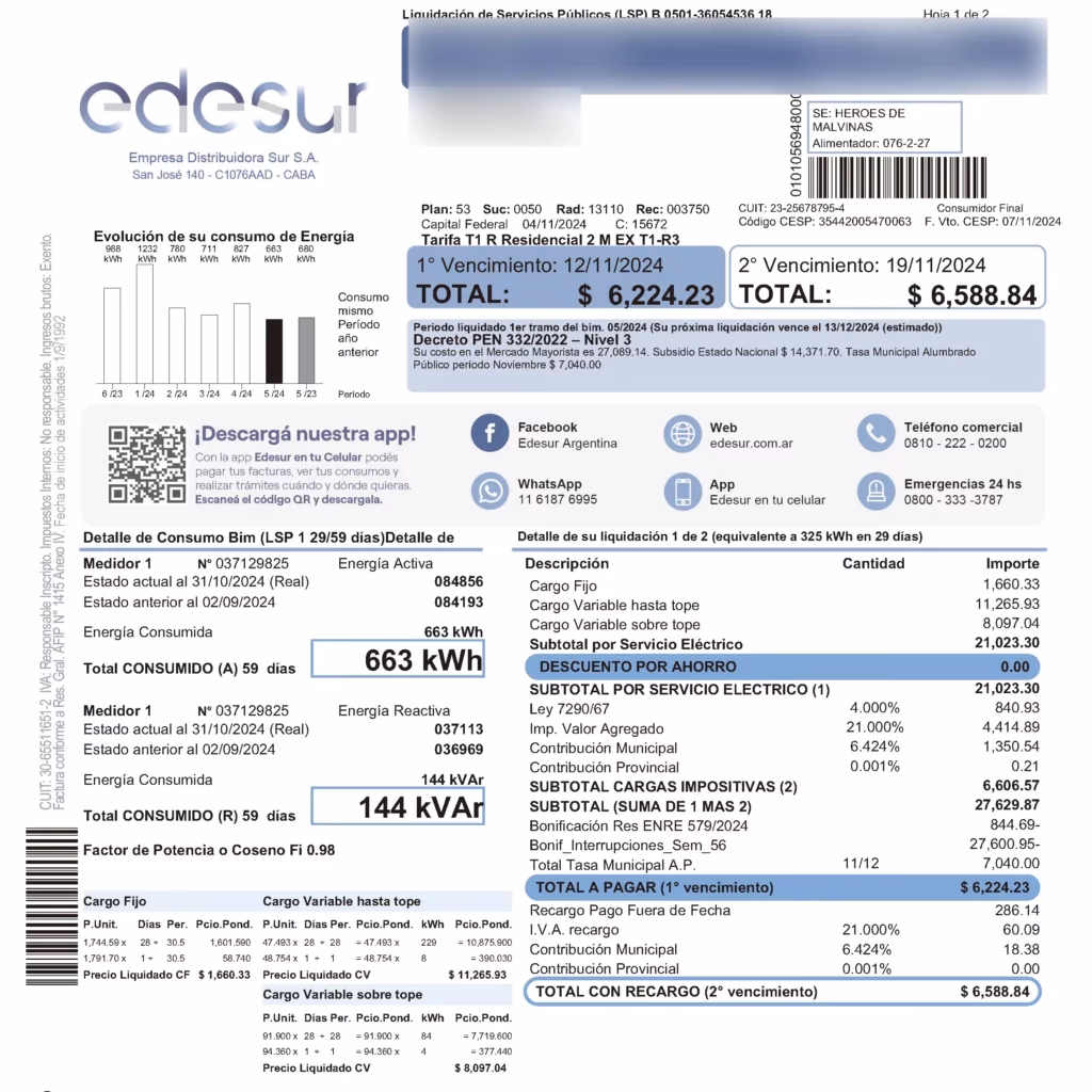 ¿Cómo se realiza la facturación de consumos?