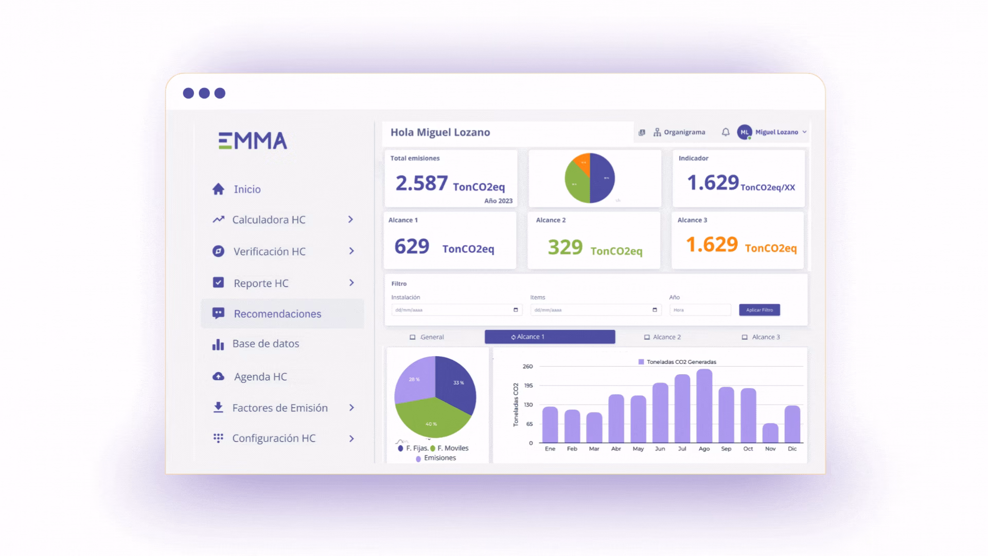 ¿Qué es la calculadora de carbono?