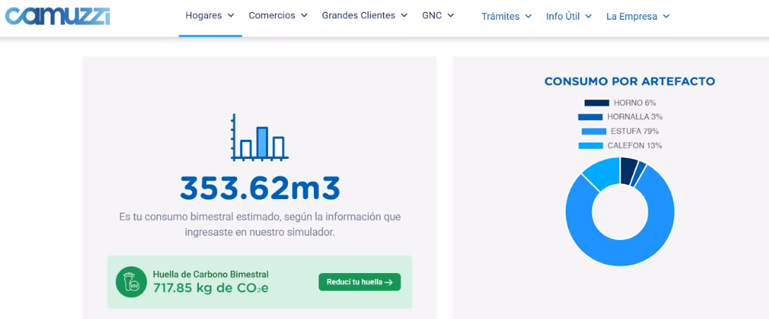 ¿Qué certificación tiene la calculadora de huella de carbono?