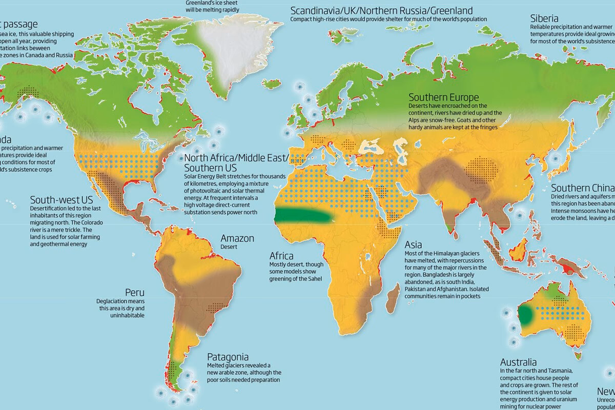 ¿Cuáles son los efectos del cambio climático en el nivel del mar?