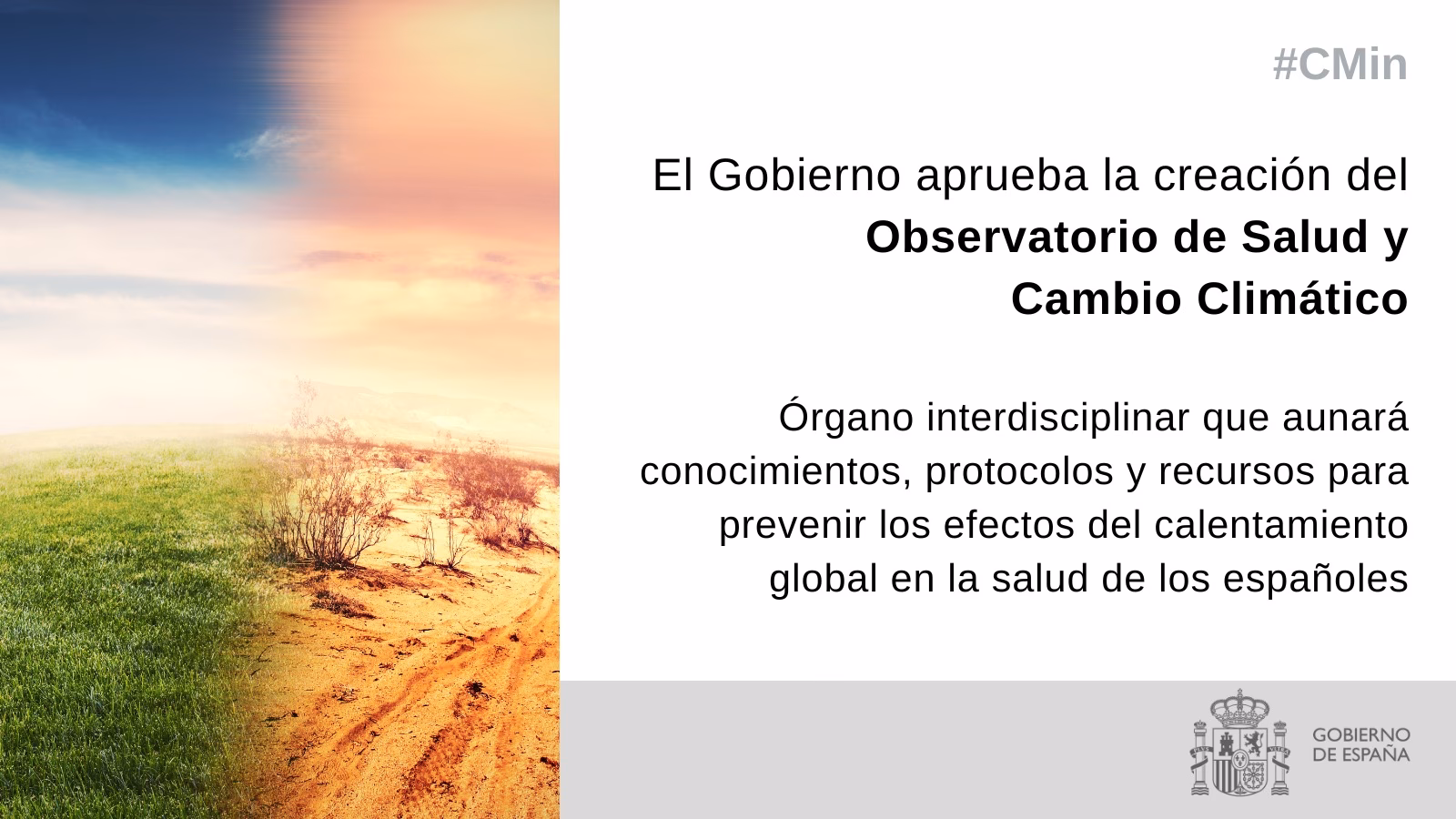 ¿Cuál es el objetivo del cambio climático en la salud?