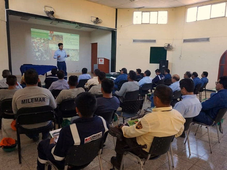 ¿Quién dicta los cursos del plan de capacitación 2025 de higiene y seguridad?