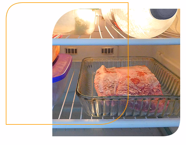 ¿Qué pasa si Descongelo la carne a temperatura ambiente?