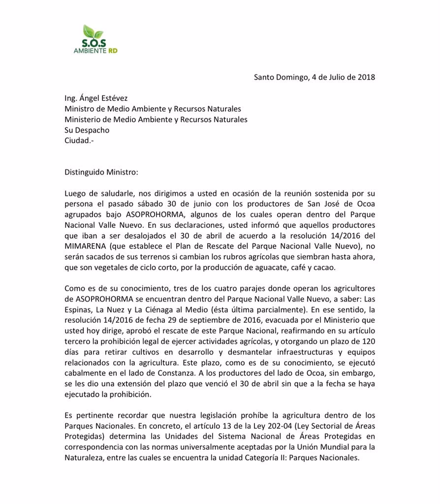 ¿Quién es la ministra de la cartera de medio ambiente?