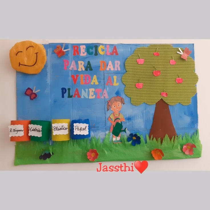 ¿Qué es un cartel con material reciclado?