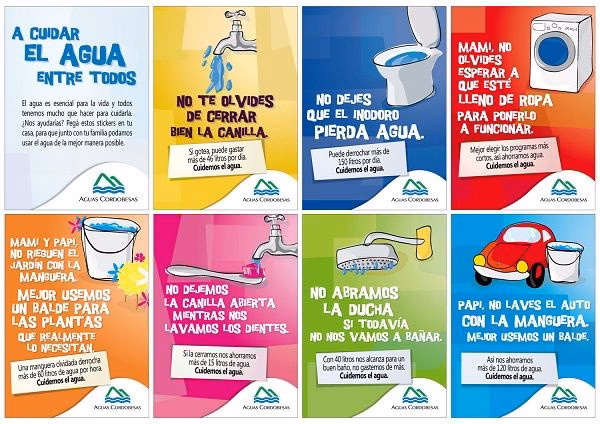 ¿Cómo se puede ampliar el alcance de tu cartel del cuidado del agua?