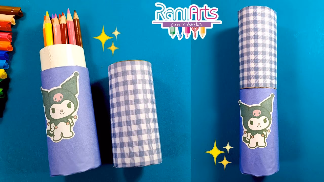 ¿Qué material se necesita para hacer una cartuchera rígida?