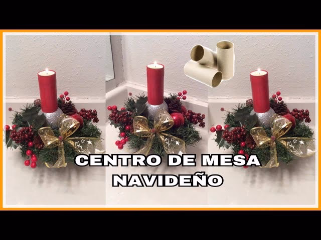 ¿Cómo hacer centros de mesa navideños fáciles y económicos?