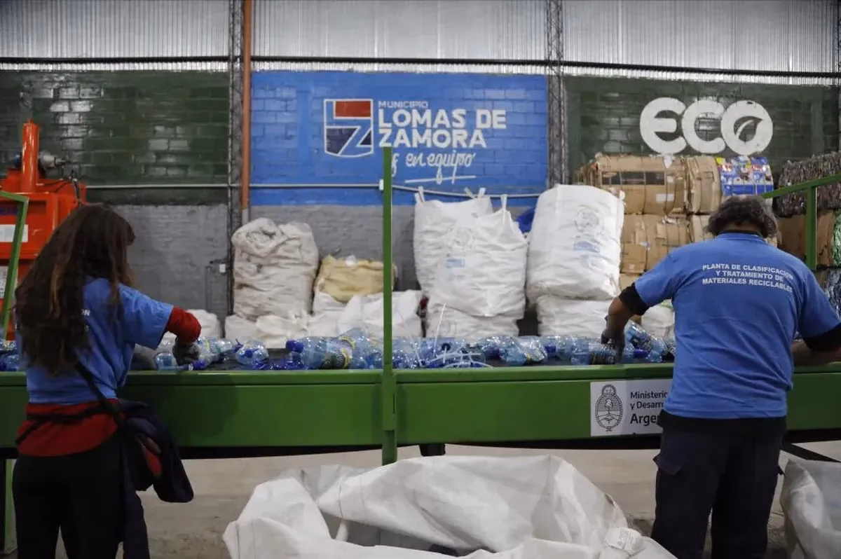 ¿Cuántas cooperativas de reciclaje hay en Lomas de Zamora?