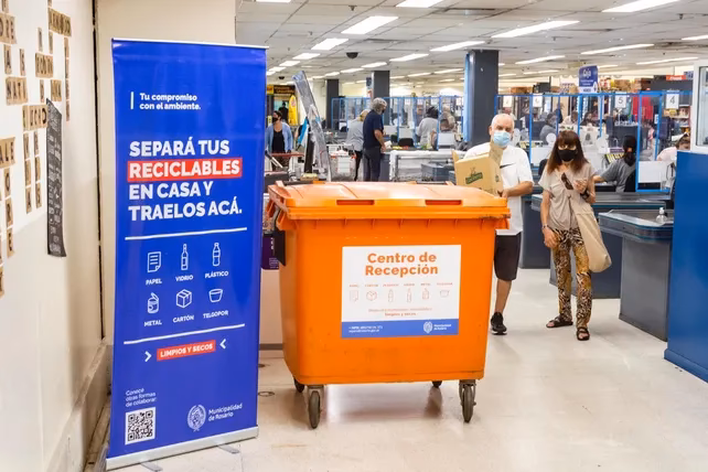 ¿Cómo funcionan los puntos de recolección en Rosario?