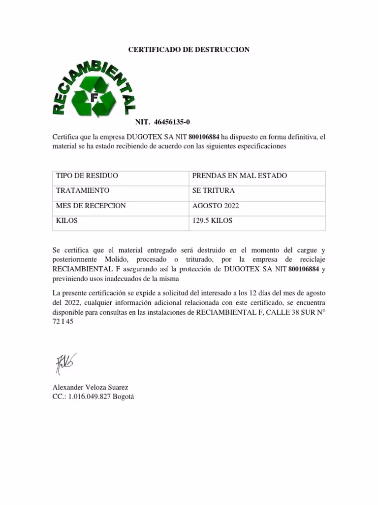 ¿Qué es la certificación libre de deforestación?