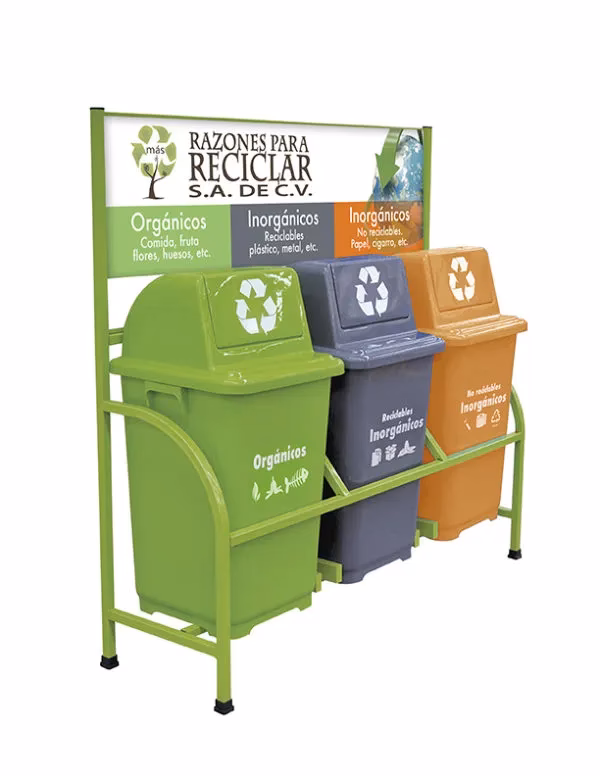 ¿Qué ofrece Colombraro cesto p/ residuos de 120lts?