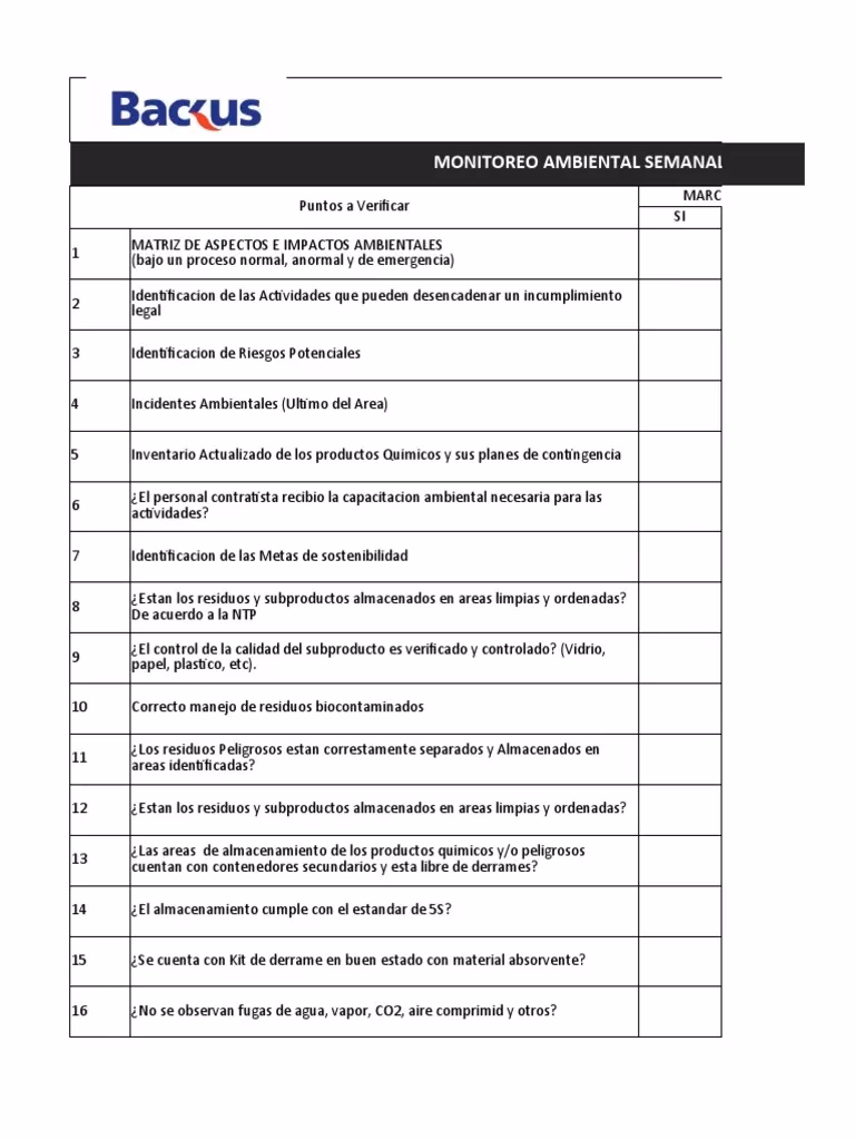 ¿Cuáles son los requisitos de la Auditoría Ambiental?