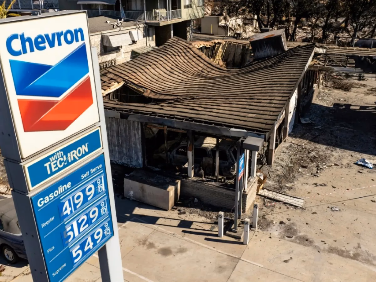 ¿Dónde está la empresa Chevron petróleo?