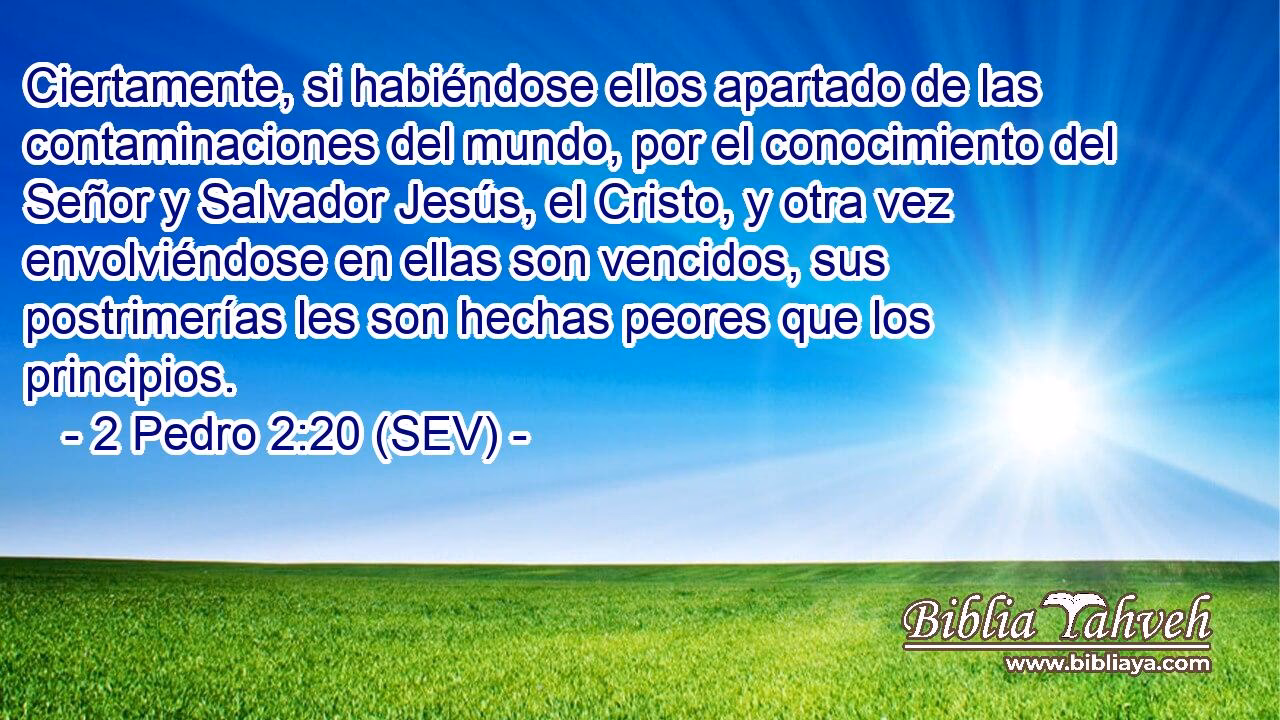 ¿Qué dice la Biblia sobre las contaminaciones del mundo?