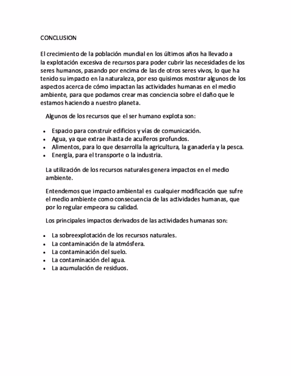 ¿Cuáles son los factores que contribuyen al deterioro del Medio Ambiente?