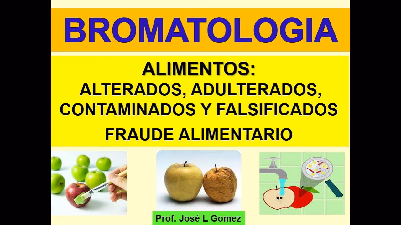 ¿Qué es un alimento falsificado?