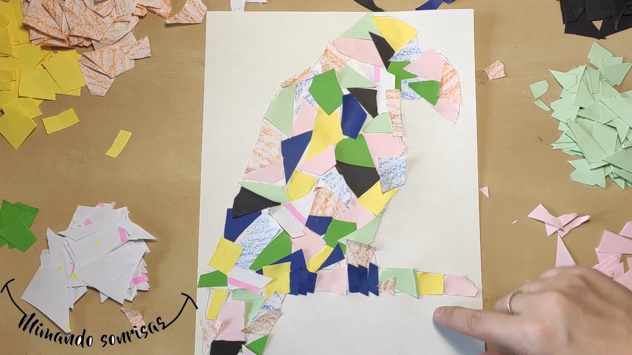 ¿Cuáles son los beneficios de hacer un collage con cosas recicladas?