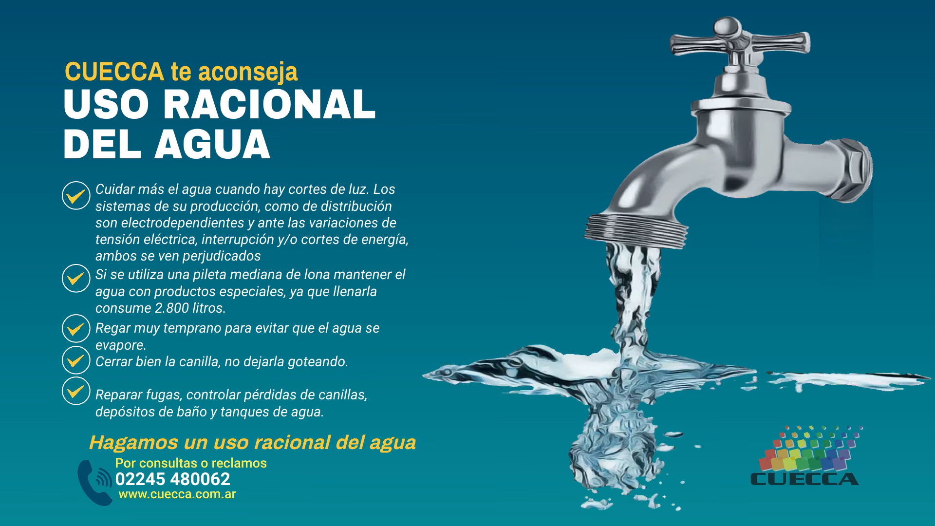 ¿Cuál es la importancia de cuidar y respetar el agua?
