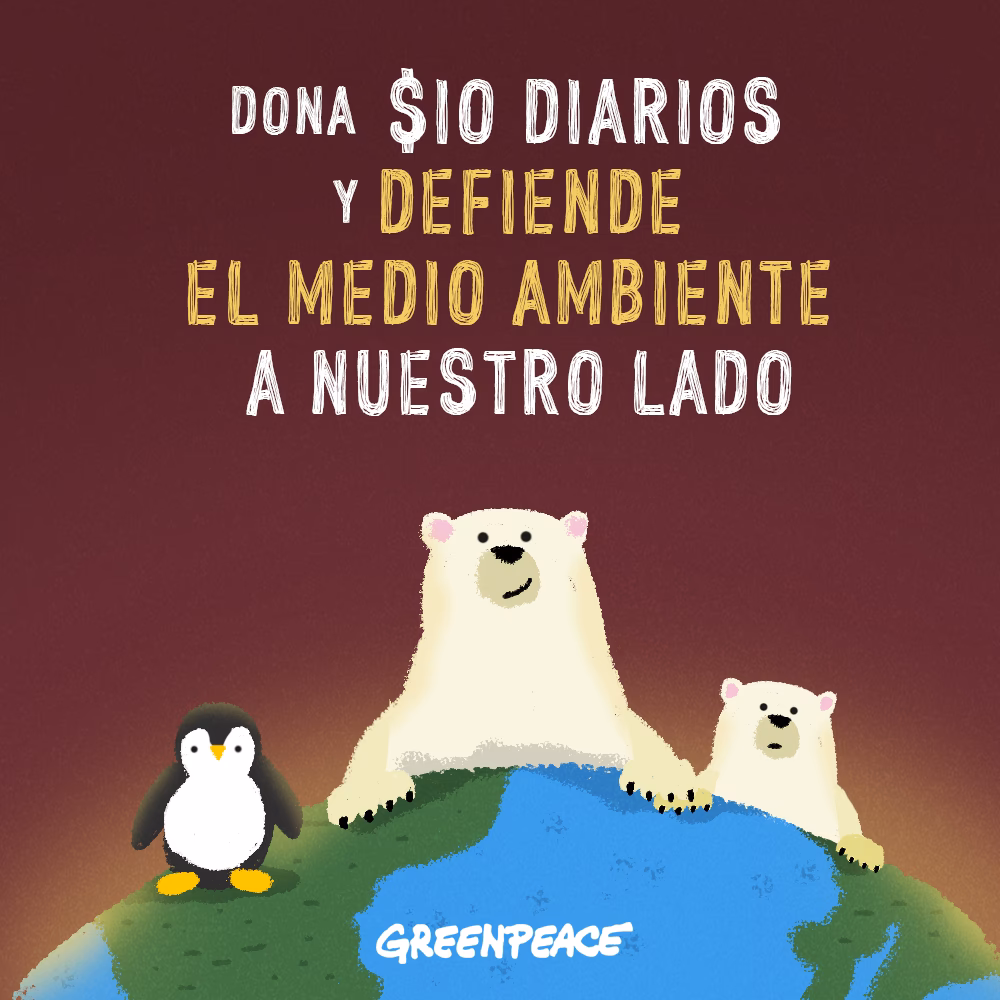 ¿Cuál es el objetivo de Greenpeace?