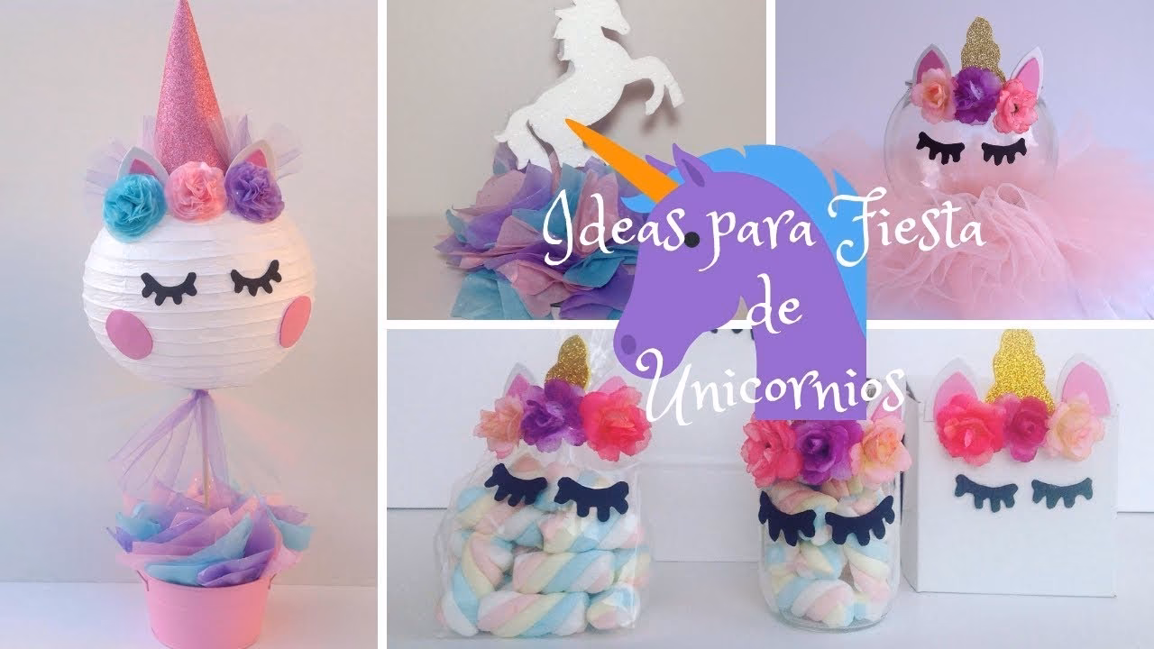 ¿Cómo celebrar un cumpleaños con gorros de unicornio?