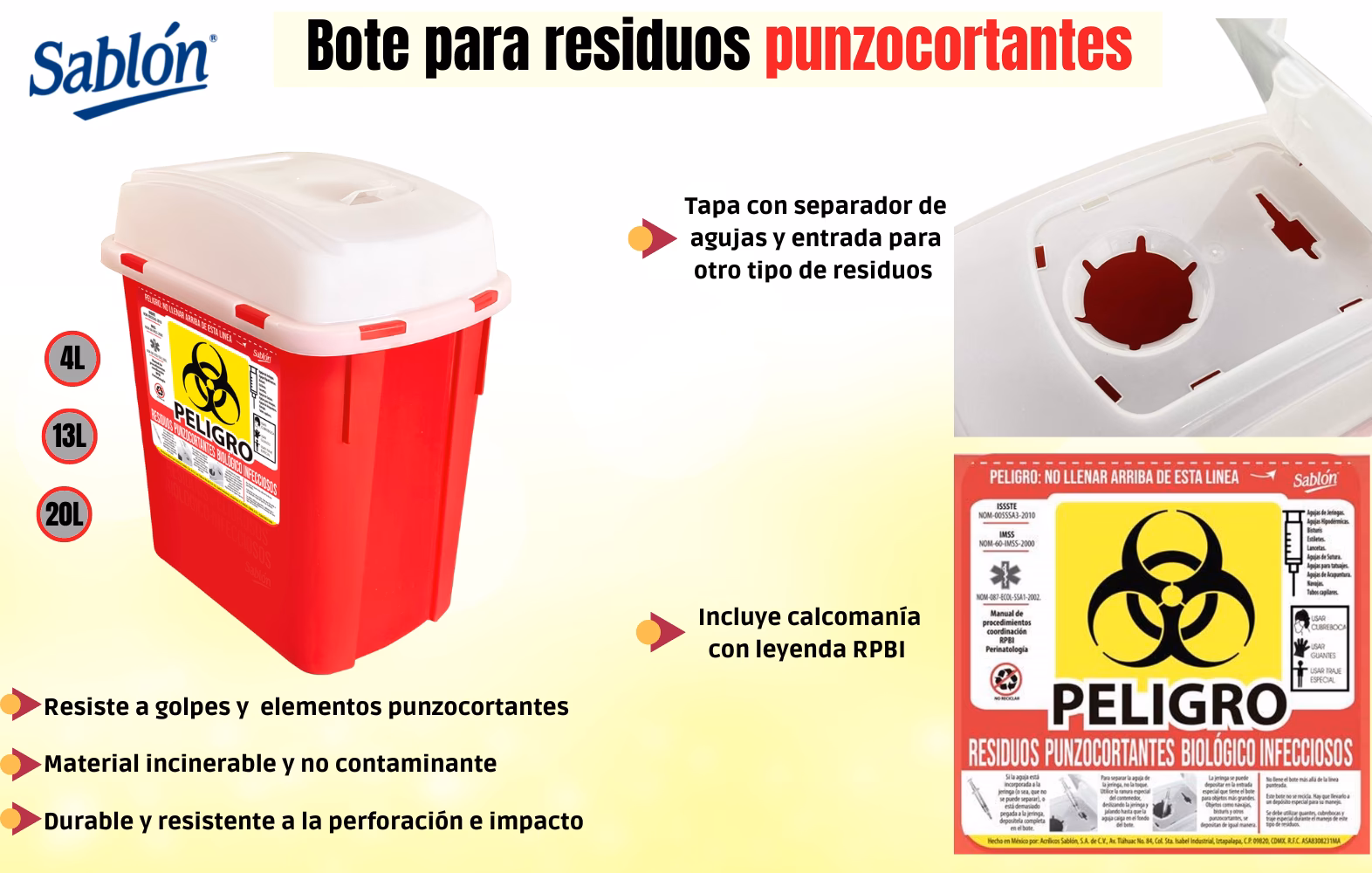 ¿Cómo se descartan las agujas punzocortantes?