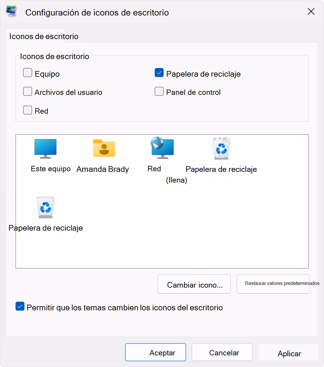 ¿Cómo mostrar el icono de la Papelera de reciclaje en la barra de tareas?