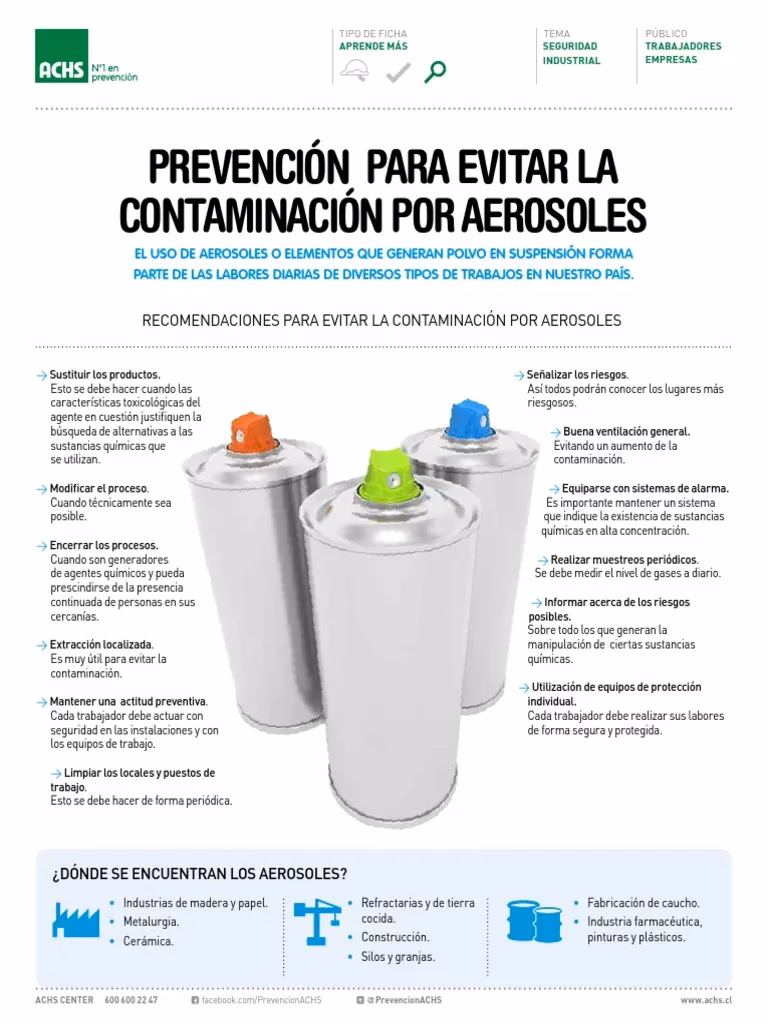 ¿Cómo afecta la contaminación química a la salud?