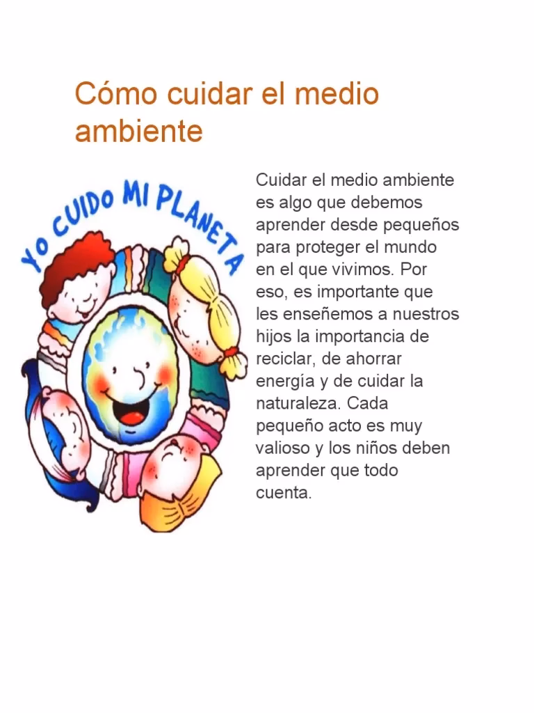 ¿Cómo mejorar la educación ambiental de los niños?