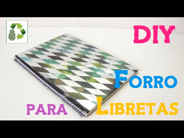 ¿Cómo forrar un cuaderno?