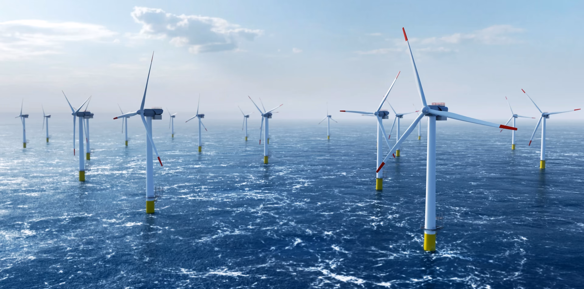 ¿Cuántas plantas de energía eólica marina hay en el mundo?