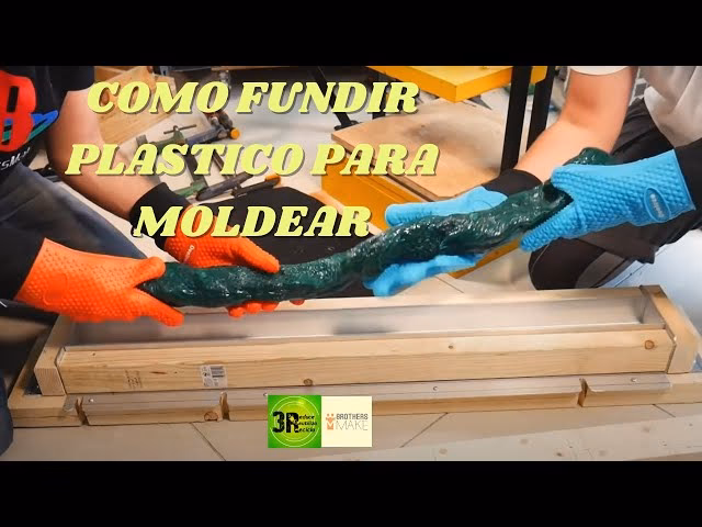 ¿Cómo calentar el plástico para fundirlo?