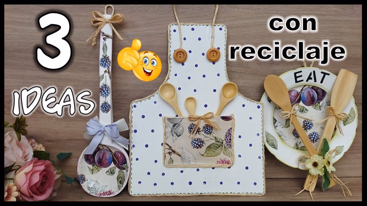 ¿Cómo reciclar un adorno para cocina?