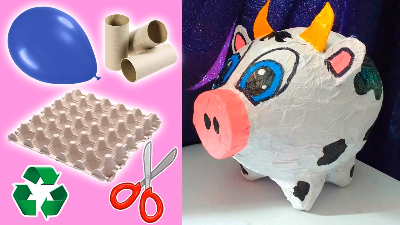 ¿Cómo se puede reciclar y ahorrar con alcancías?